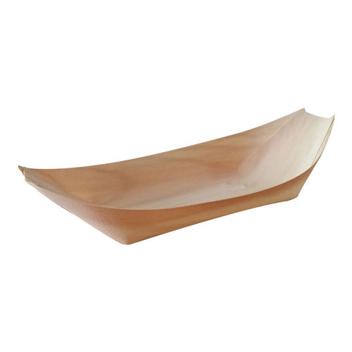 Coupelle en bois en forme de bateau, 22,5 x 11 cm