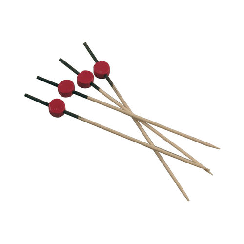 Brochettes de bois "Nippon", rouge/noir