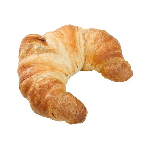 Croissant courbé doré à l'oeuf