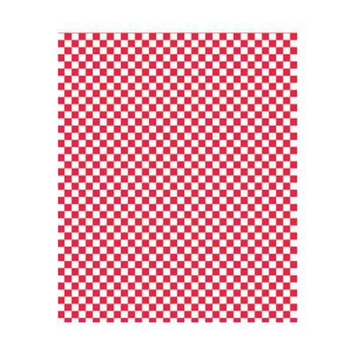 Papier hamburger, rouge/blanc