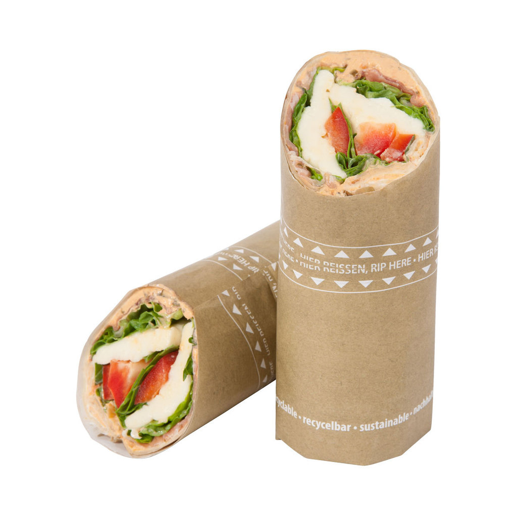 Sachet à wraps, brun