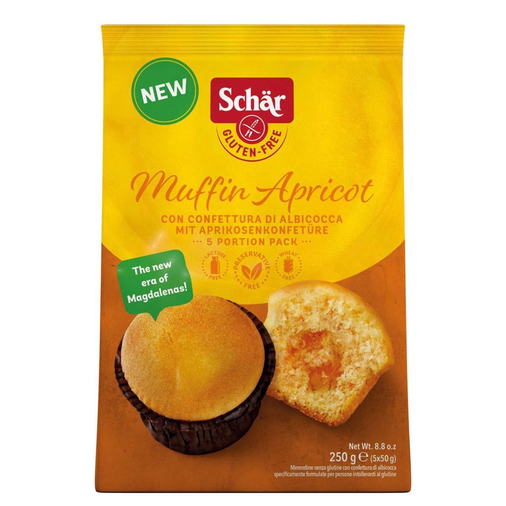 Muffin abricot Schär, sans gluten