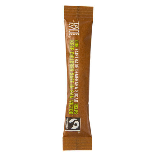 Sachet de sucre "Fairtrade", brun