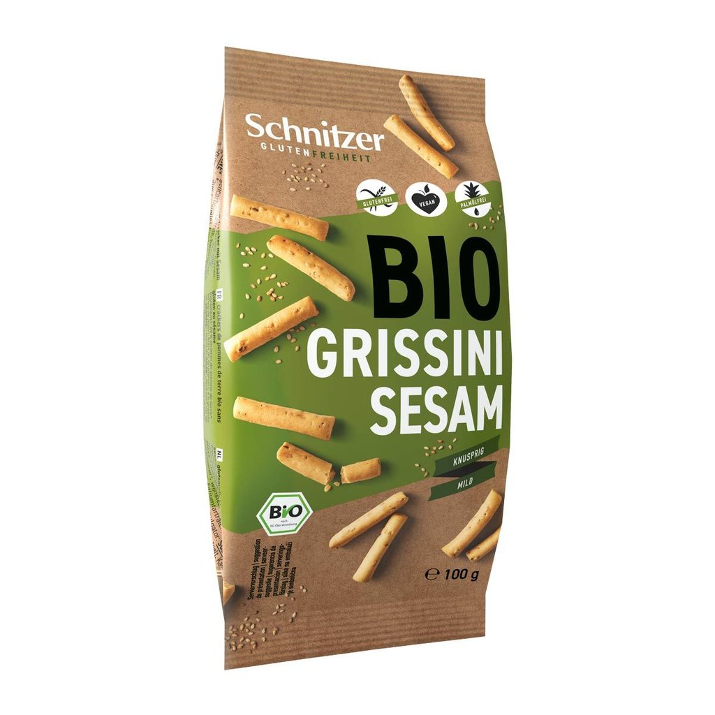 Schnitzer Gressins Bio** "Sésame", sans gluten