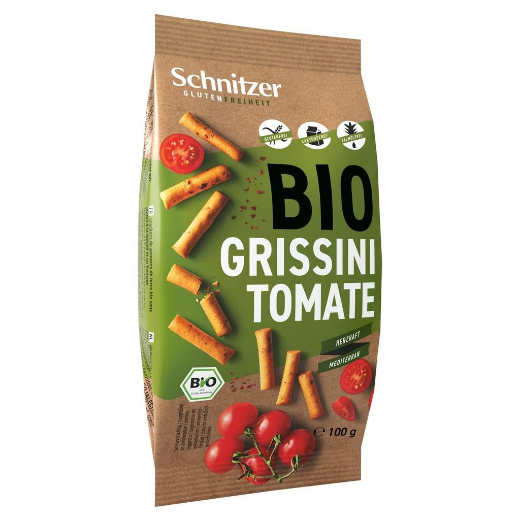 Schnitzer Gressin Bio** "Tomate", sans gluten