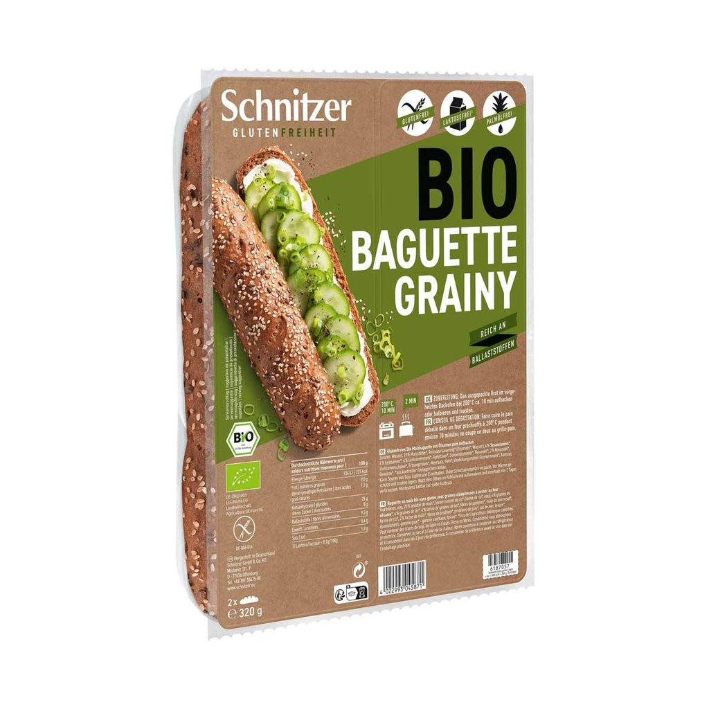 Schnitzer Baguette Bio** aux graines, sans gluten