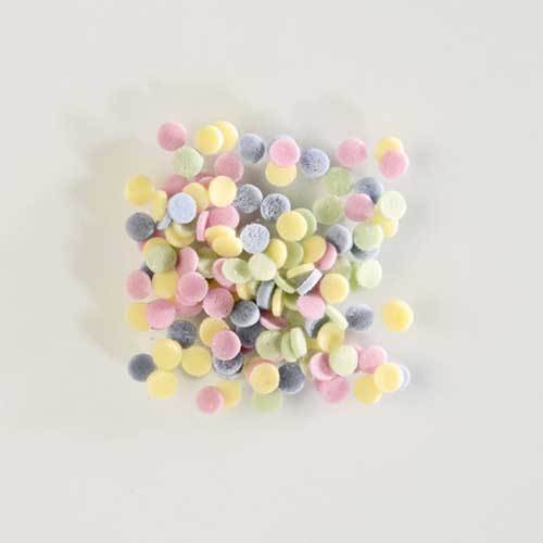 Décor en sucre "Confettis", multicolore