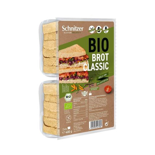 Schnitzer Pain blanc "Classique" Bio, sans gluten