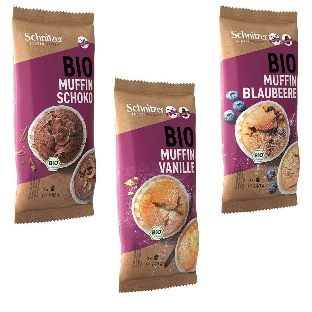 Assortiment "Muffins Bio**", sans gluten