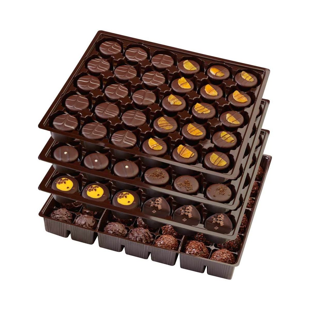 Assortiment de pralinés "Chocolat noir"