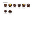 Assortiment de pralinés "Chocolat noir" - 1
