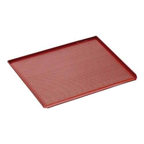 Plaque cuisson perforée avc silicone, 43,3x33,3 cm