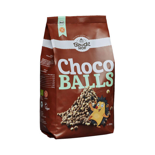 Choco Balls Bio**, sans gluten