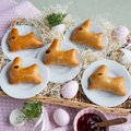 Lapin brioché, cuit