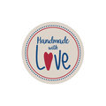 Etiquette "Handmade", Ø 5 cm
