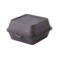 Boîte burgers réutilisable, 16 x 15 x 10 cm, gris - 1