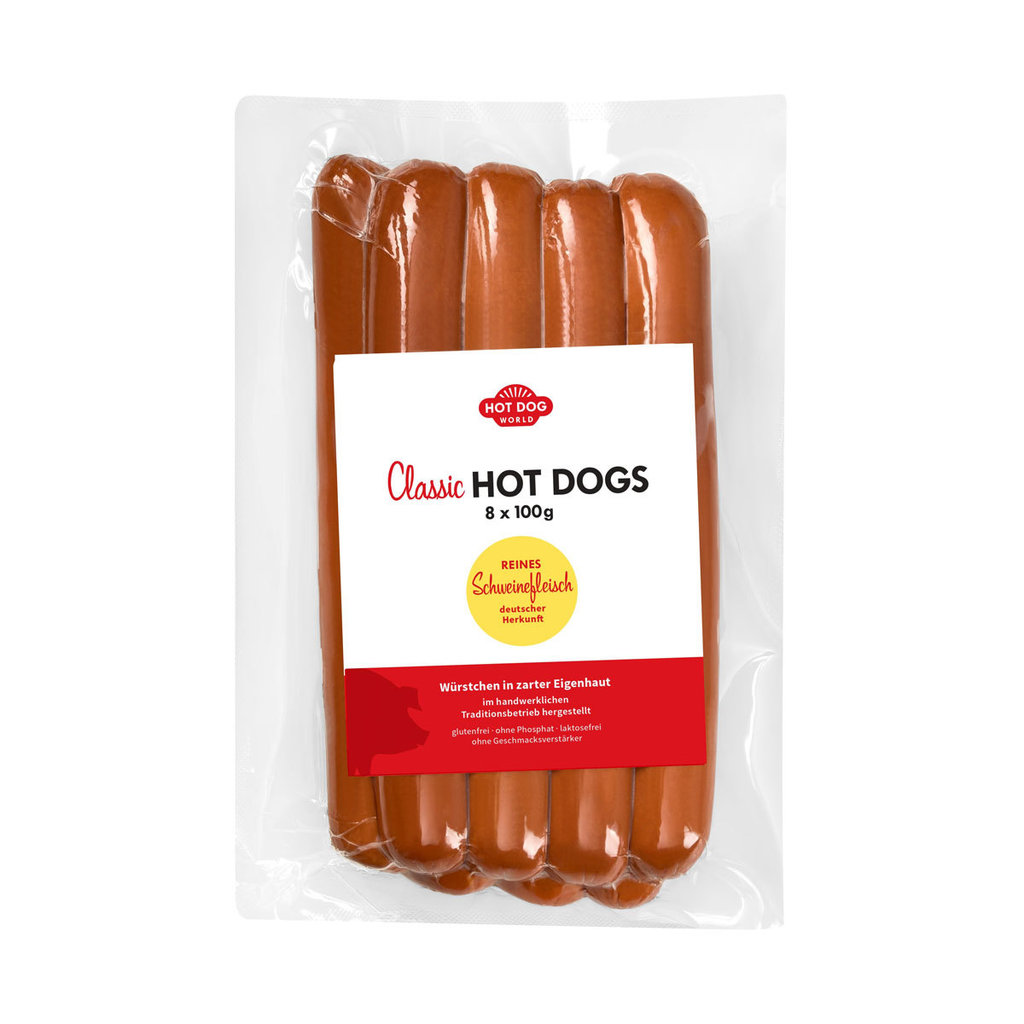 Saucisses hot dog Jumbo Classic
