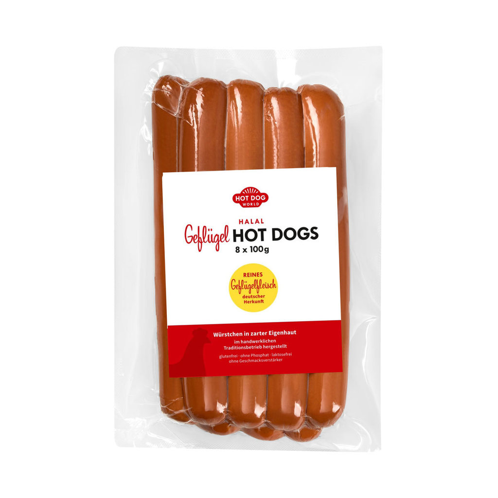 Saucisses hot dog de volaille Jumbo