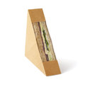 Boîte à sandwiches en papier kraft, simple