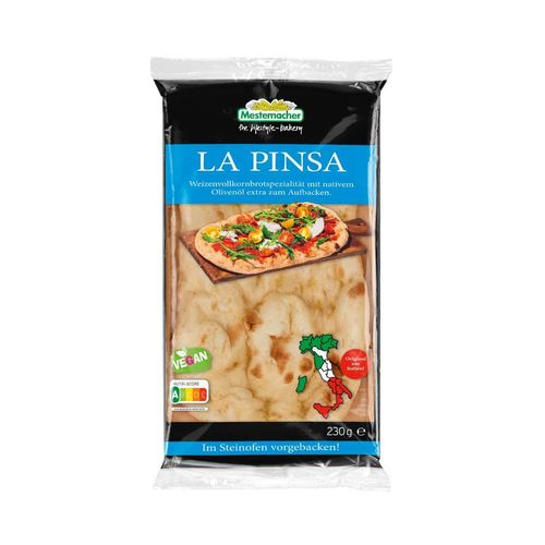 Pinsa au blé complet, Mestemacher