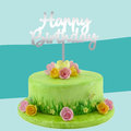 Cake topper "Happy Birthday" taille 1, miroir - 1