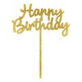 Cake topper "Happy Birthday" taille 1, paillettes