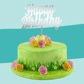 Cake topper "Happy Birthday" taille 2, miroir - 1