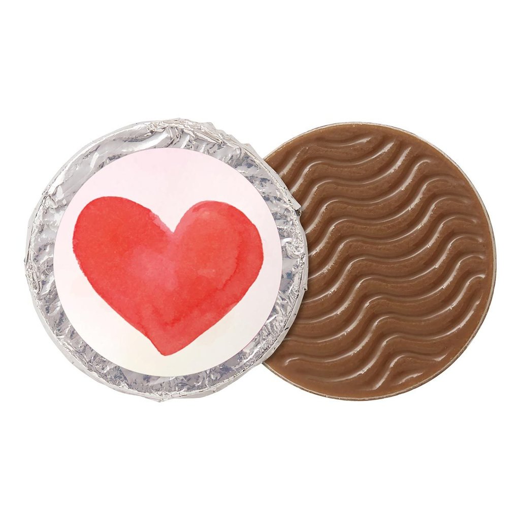 Piécettes en chocolat "Coeur"