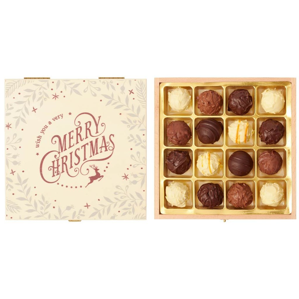 Caissette bois "Merry Christmas",210 g