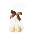 Sucettes praliné "Fraise", 28 g, 2 pcs