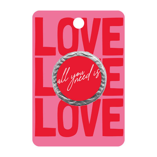 Piécettes en chocolat "Love"