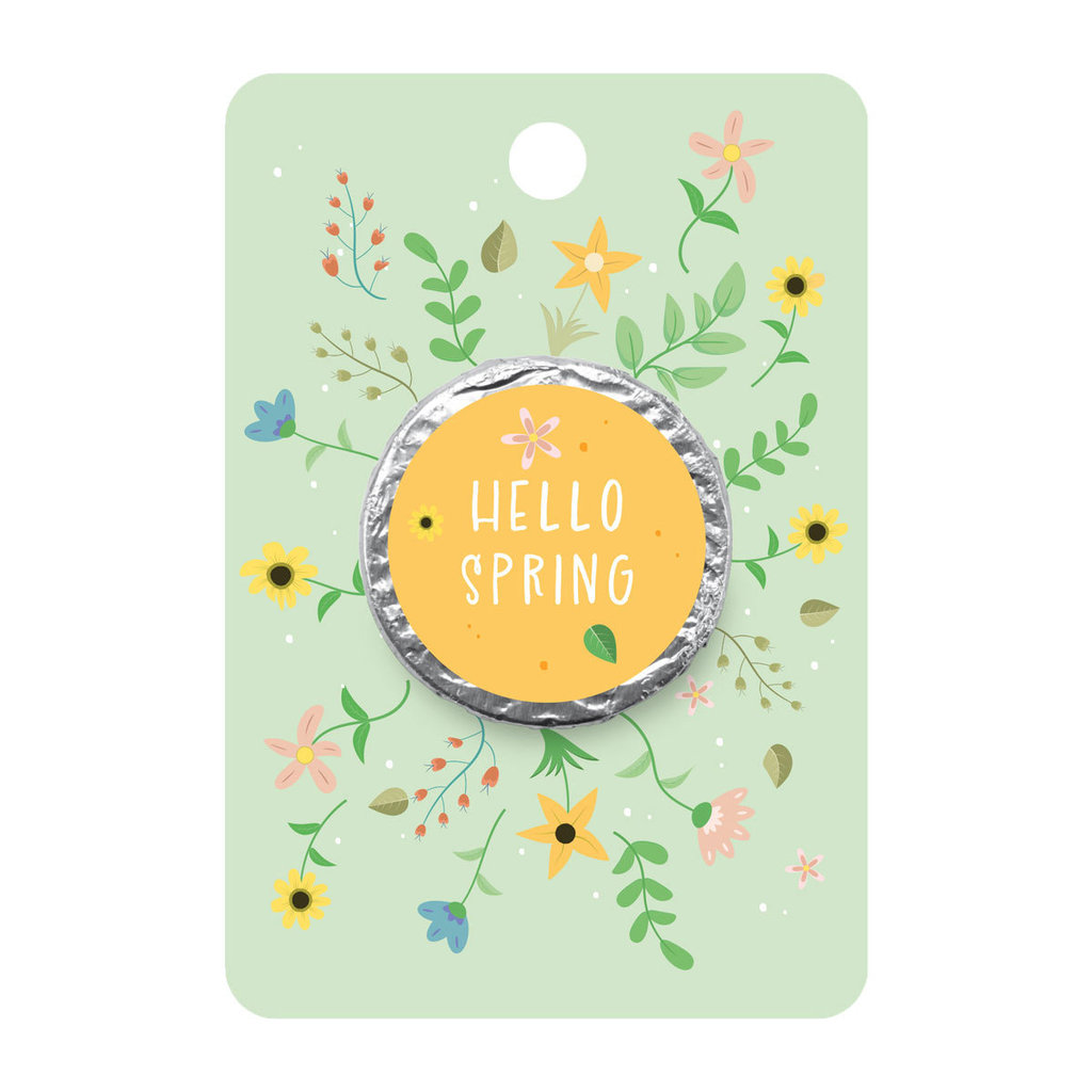Piécettes en chocolat "Hello Spring"