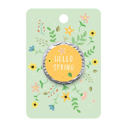 Piécettes en chocolat "Hello Spring"