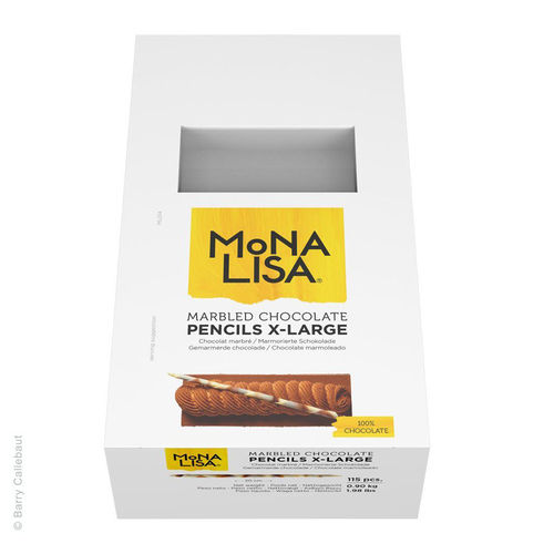 Mona Lisa bâtonnets en chocolat marbrés choco