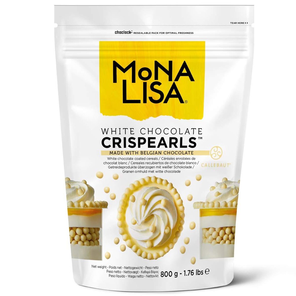 Mona Lisa Crispearls chocolat blanc