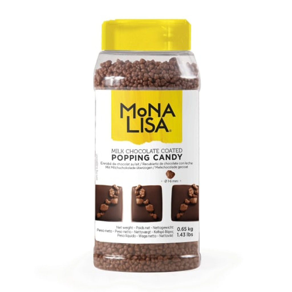 Mona Lisa Popping Candy chocolat au lait
