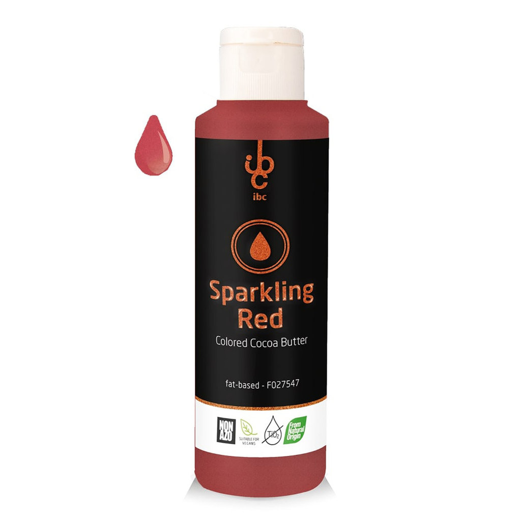 IBC beurre de cacao rouge pétillant