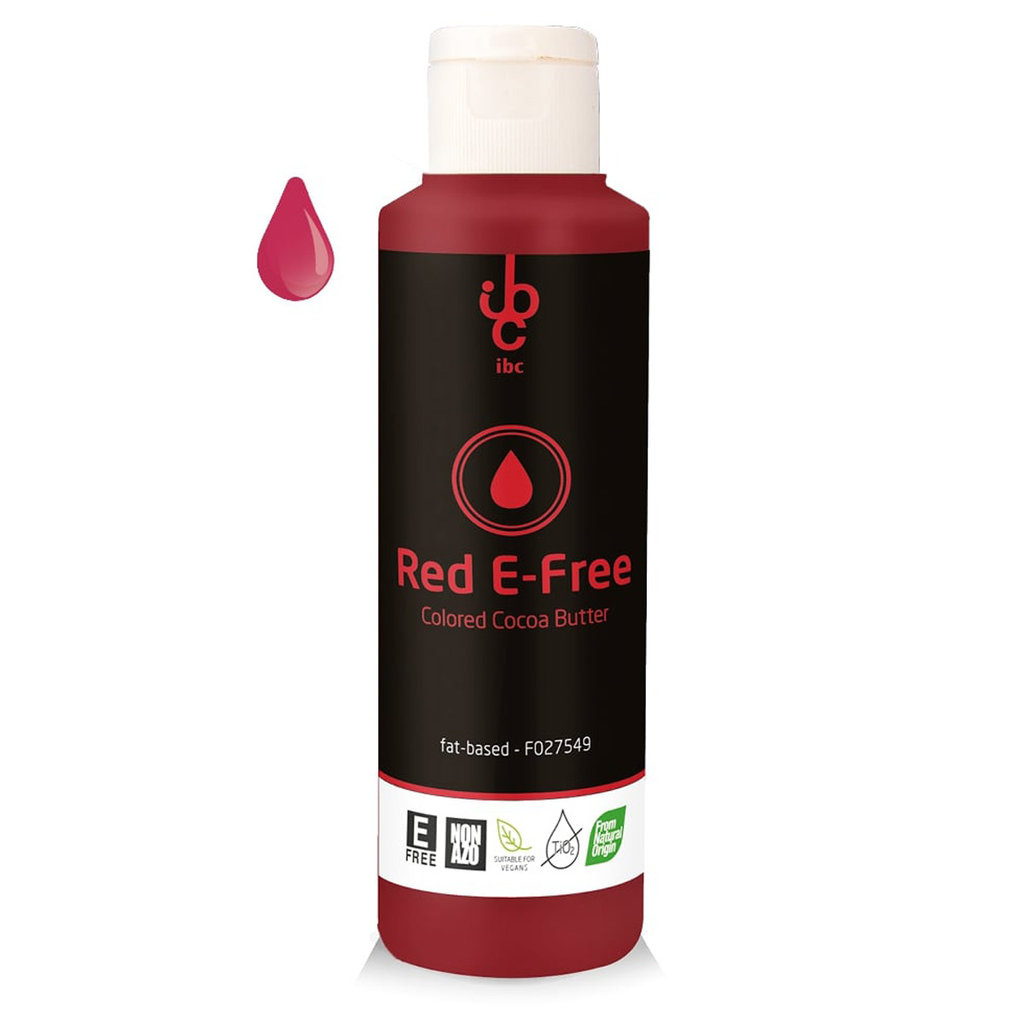 IBC beurre de cacao rouge E-free