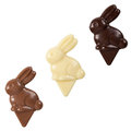 Décor pic en chocolat "Lapin"