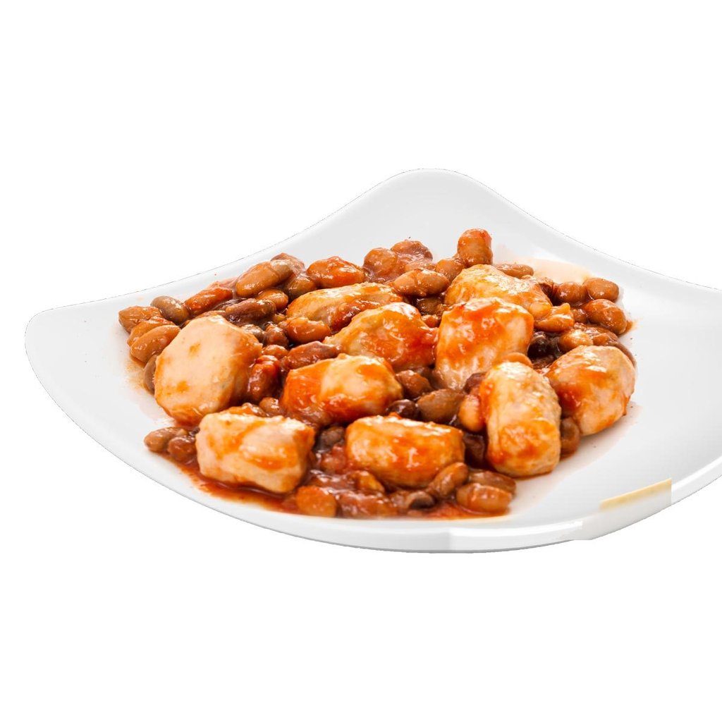 Plat préparé "Salsiccia et haricots", sans gluten