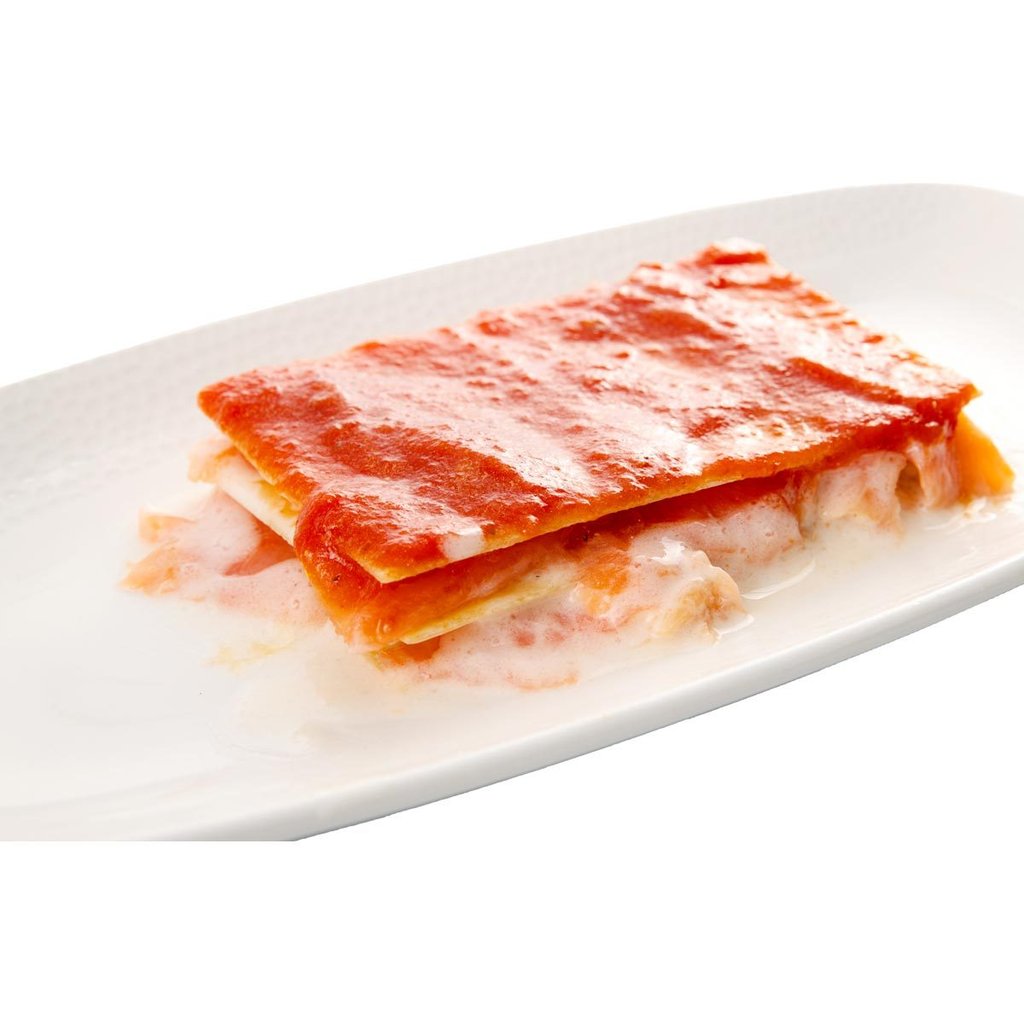 Plat préparé "Lasagnes au saumon", sans gluten