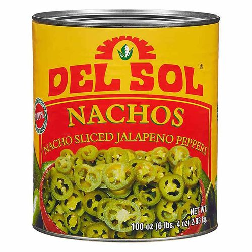 Piments jalapeños verts DEL SOL, en rondelles