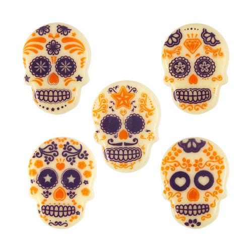 Décors Halloween "Tête de mort", assortis