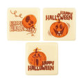 Décors en chocolat "Happy Halloween", assortis