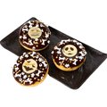 Asst décors en chocolat "Happy Halloween",Ø3,8 cm - 1