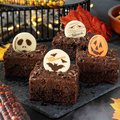 Asst décors en chocolat "Happy Halloween",Ø3,8 cm - 3