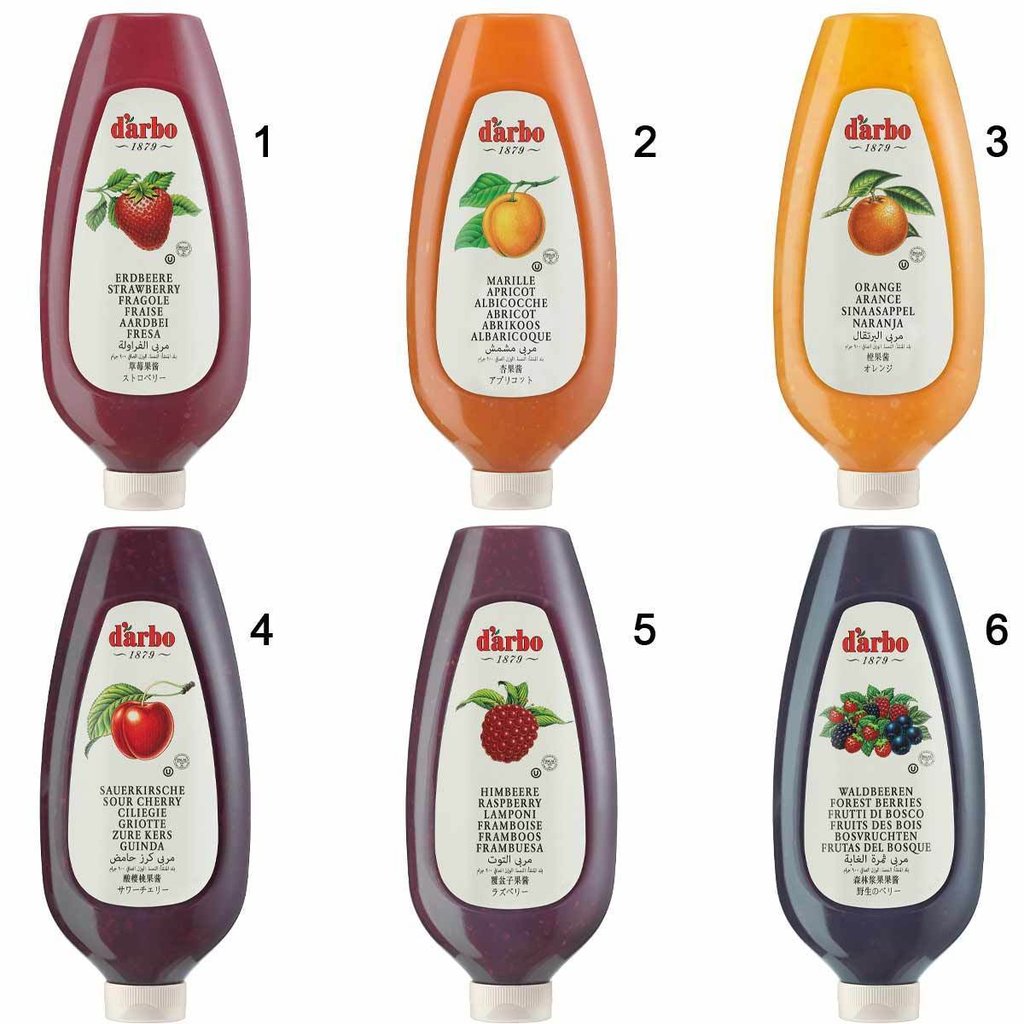 Assortiment de pâtes à tartiner Darbo, 6 sortes