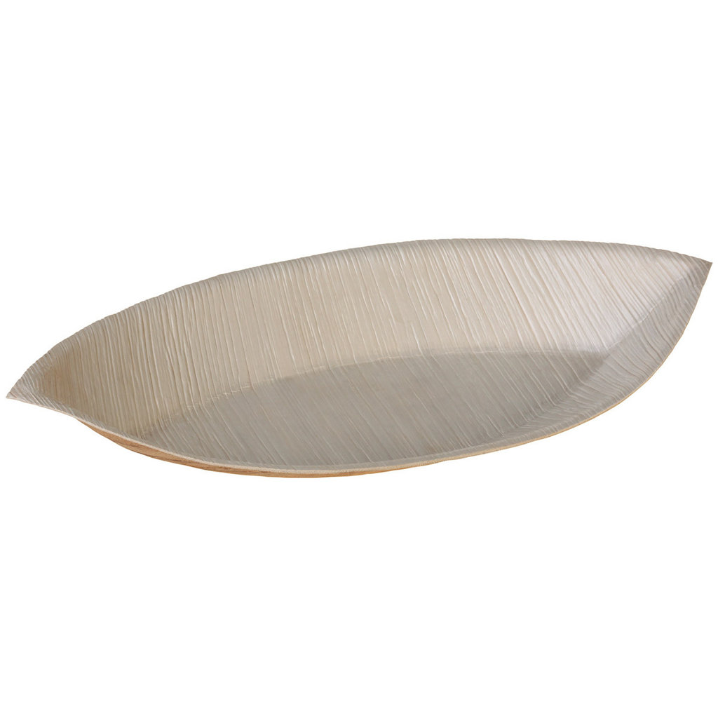 Barquette en palmier "Eye Leaf", 28 x 15 x 3 cm