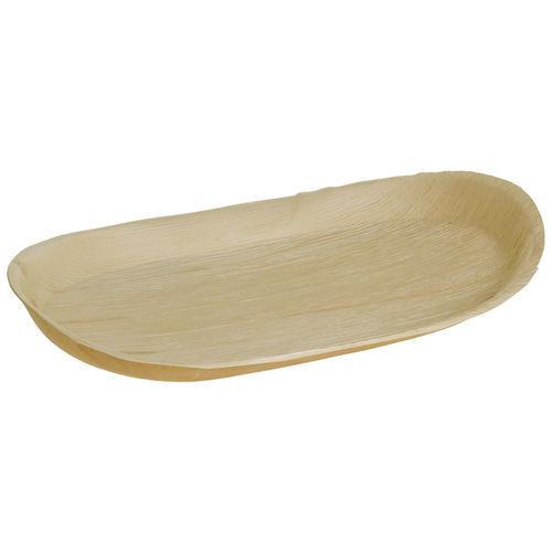 Plateau oval en palmier, 48 x 24 x 4 cm