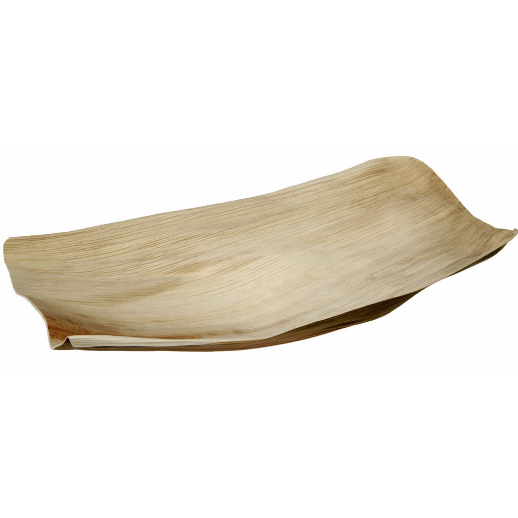 Coupelle en feuilles de palmier, env. 30 x 50 cm